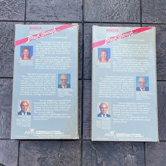 Nutri/System Exercise VHS Tapes Body Break Through Bundle - Picture 2 of 4